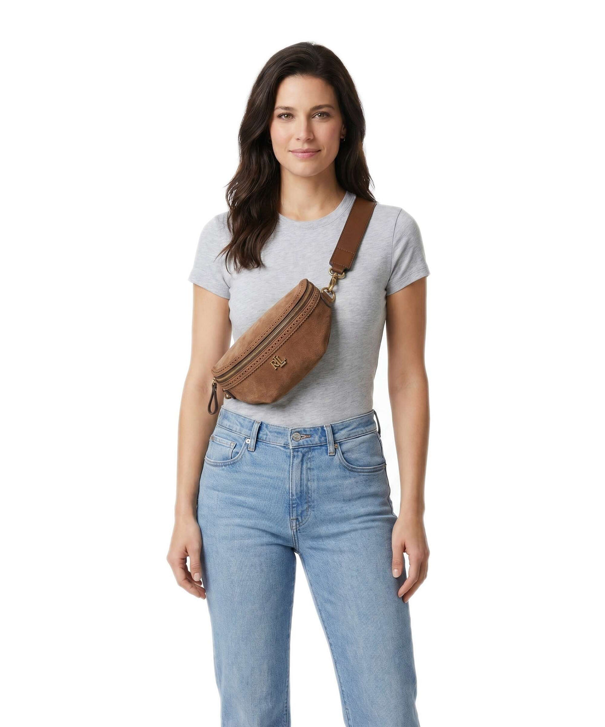 Lauren Ralph Lauren Marcy Belt bag light tobacco