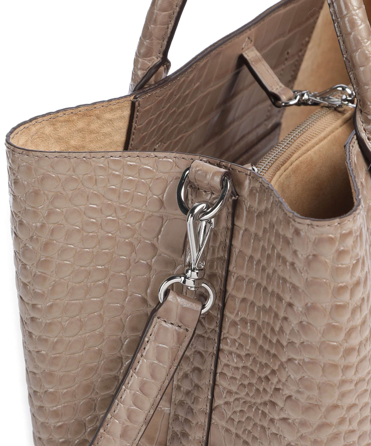 Lauren Ralph Lauren Marcy 36 Handbag taupe brown
