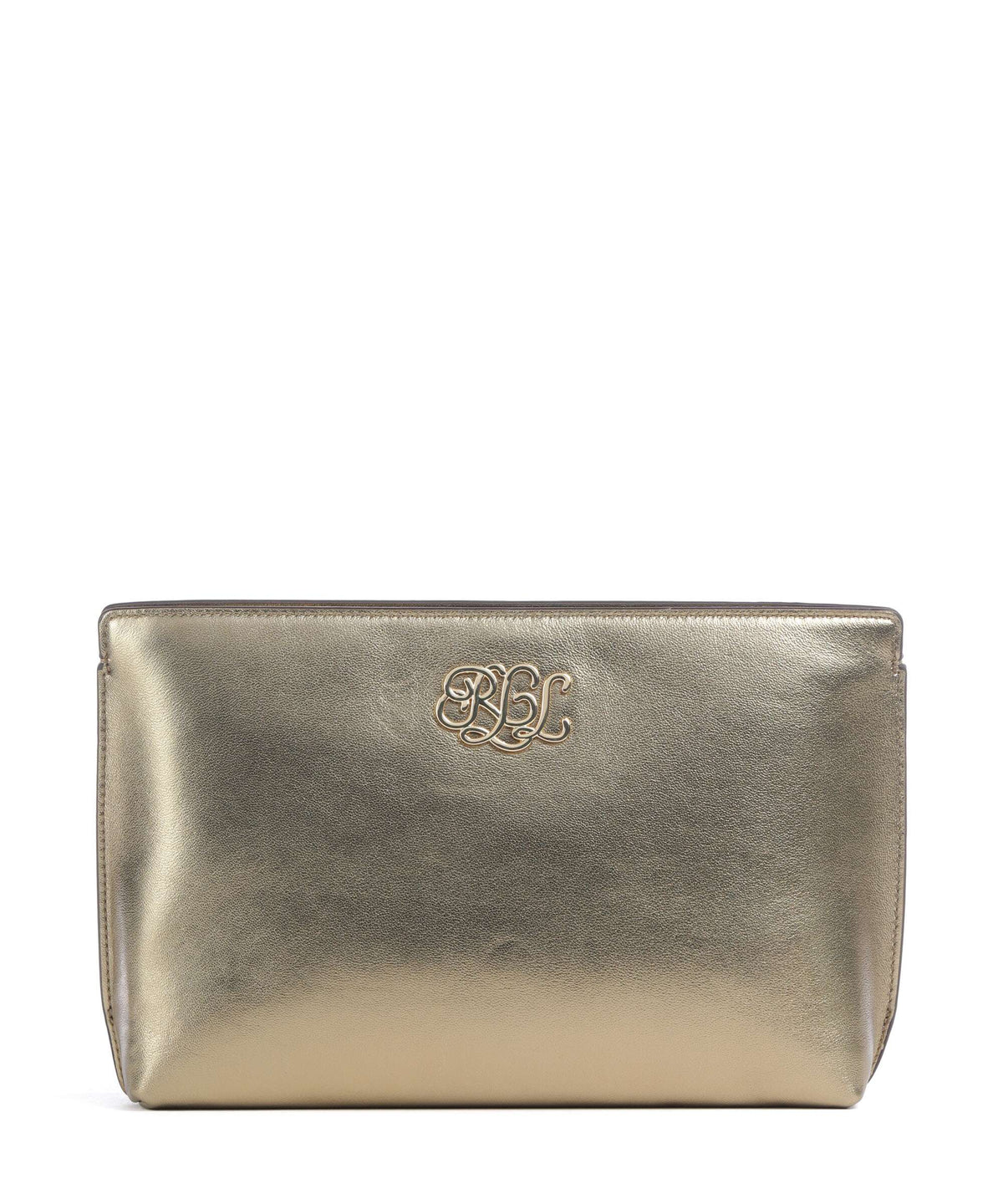 Lauren Ralph Lauren Large Cosmetic bag antique gold