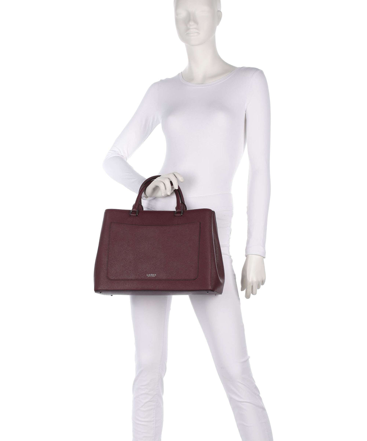 Lauren Ralph Lauren Hanna 37 Handbag dark garnet