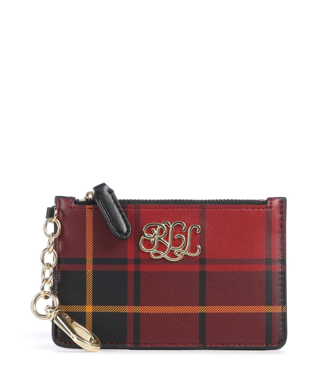 Lauren Ralph Lauren Small Credit card holder holiday tartan/black