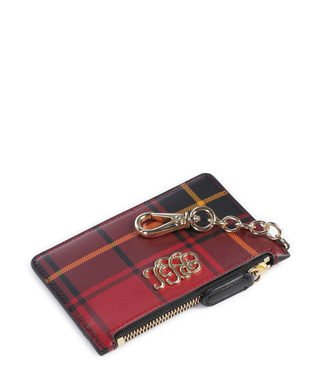Lauren Ralph Lauren Small Credit card holder holiday tartan/black