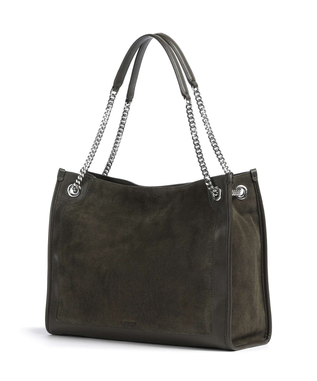 Lauren Ralph Lauren Bradley Large Tote bag dark olive