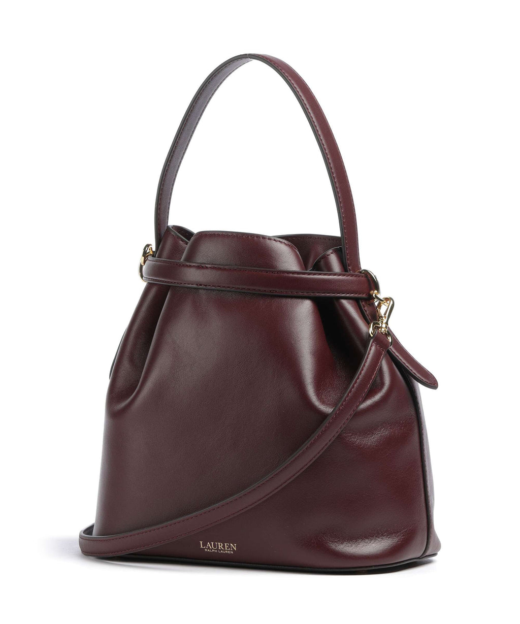 Lauren Ralph Lauren Blaike Medium Bucket bag dark garnet