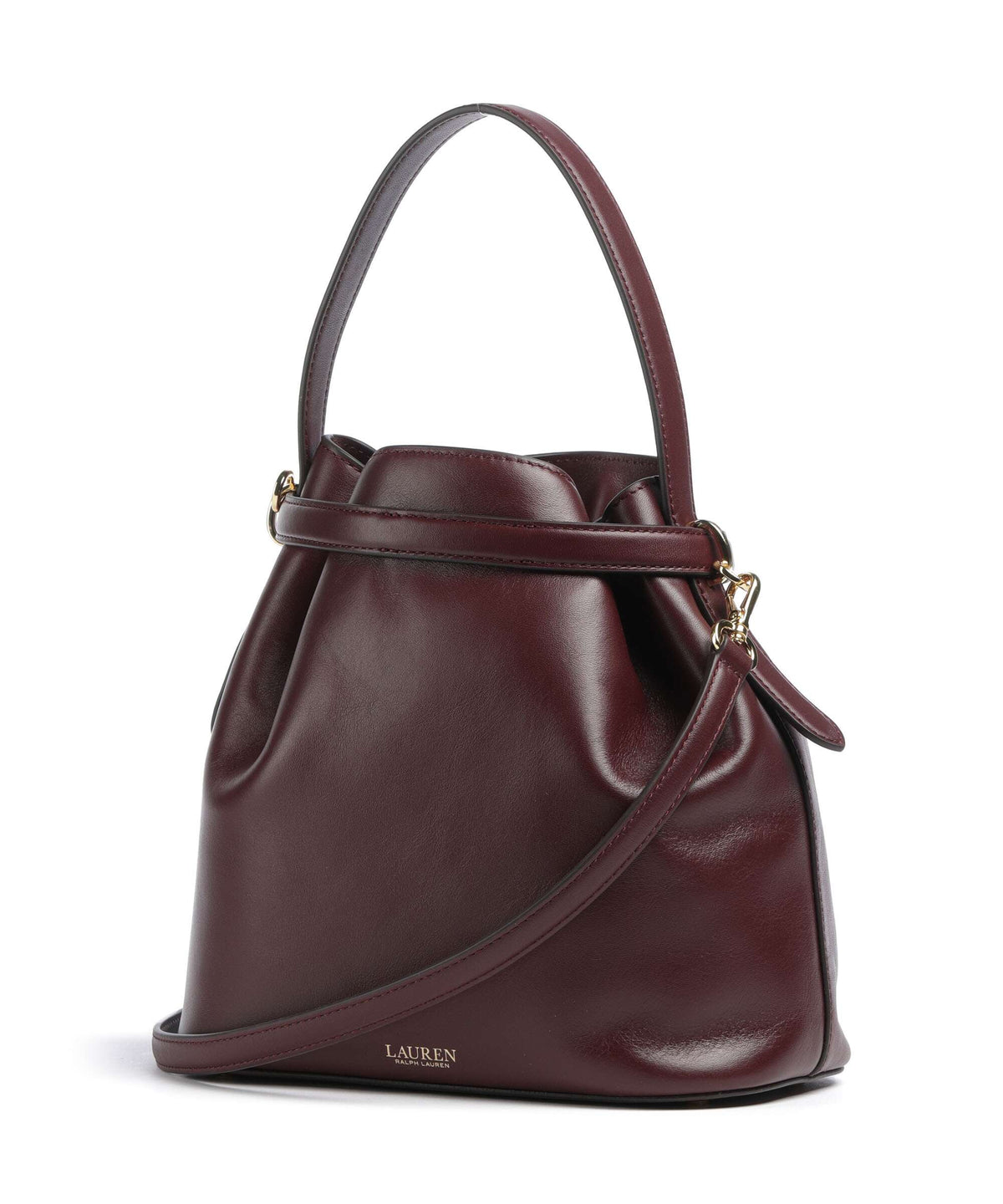 Lauren Ralph Lauren Blaike Medium Bucket bag dark garnet