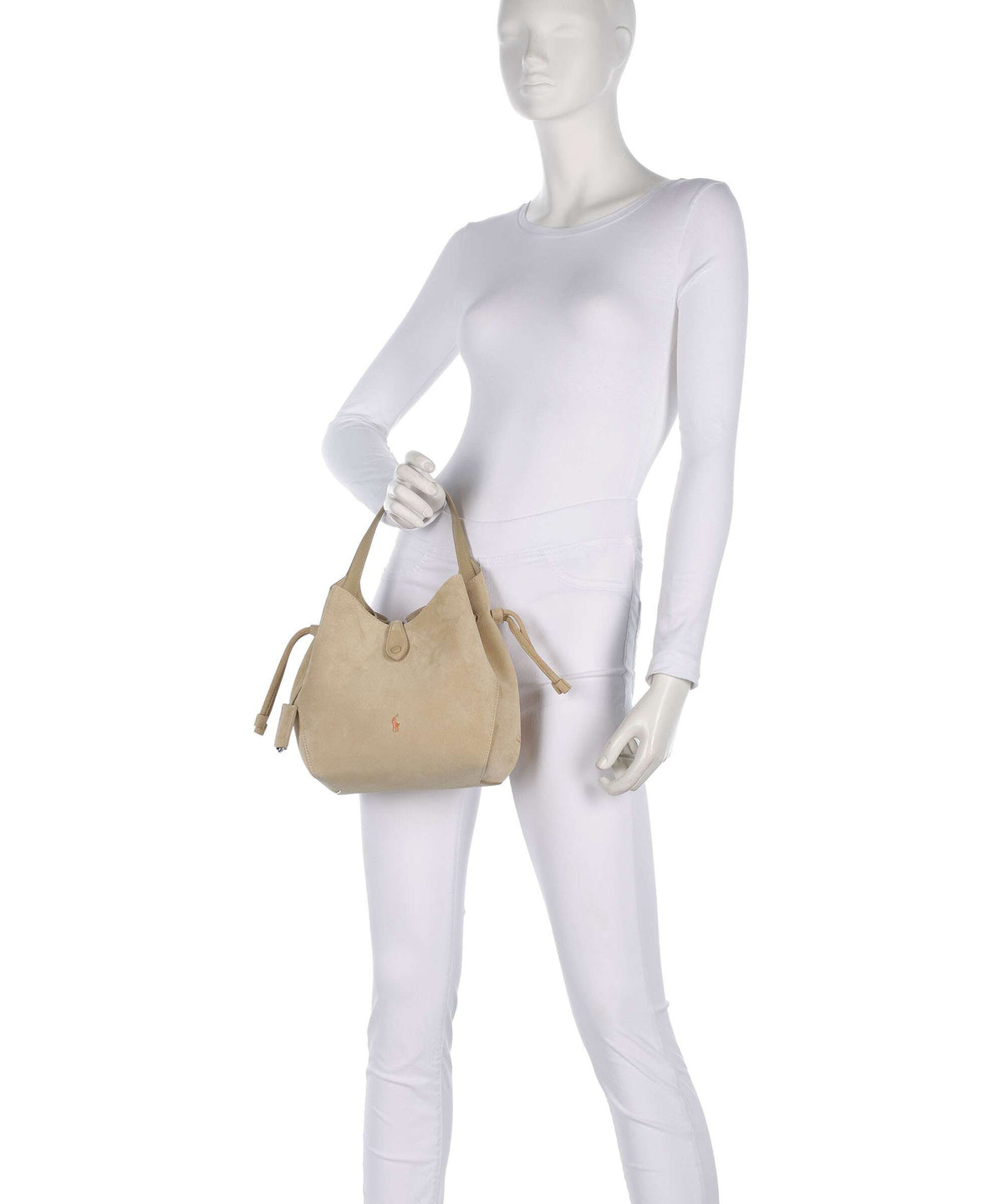 Polo Ralph Lauren Play Medium Hobo bag cashew