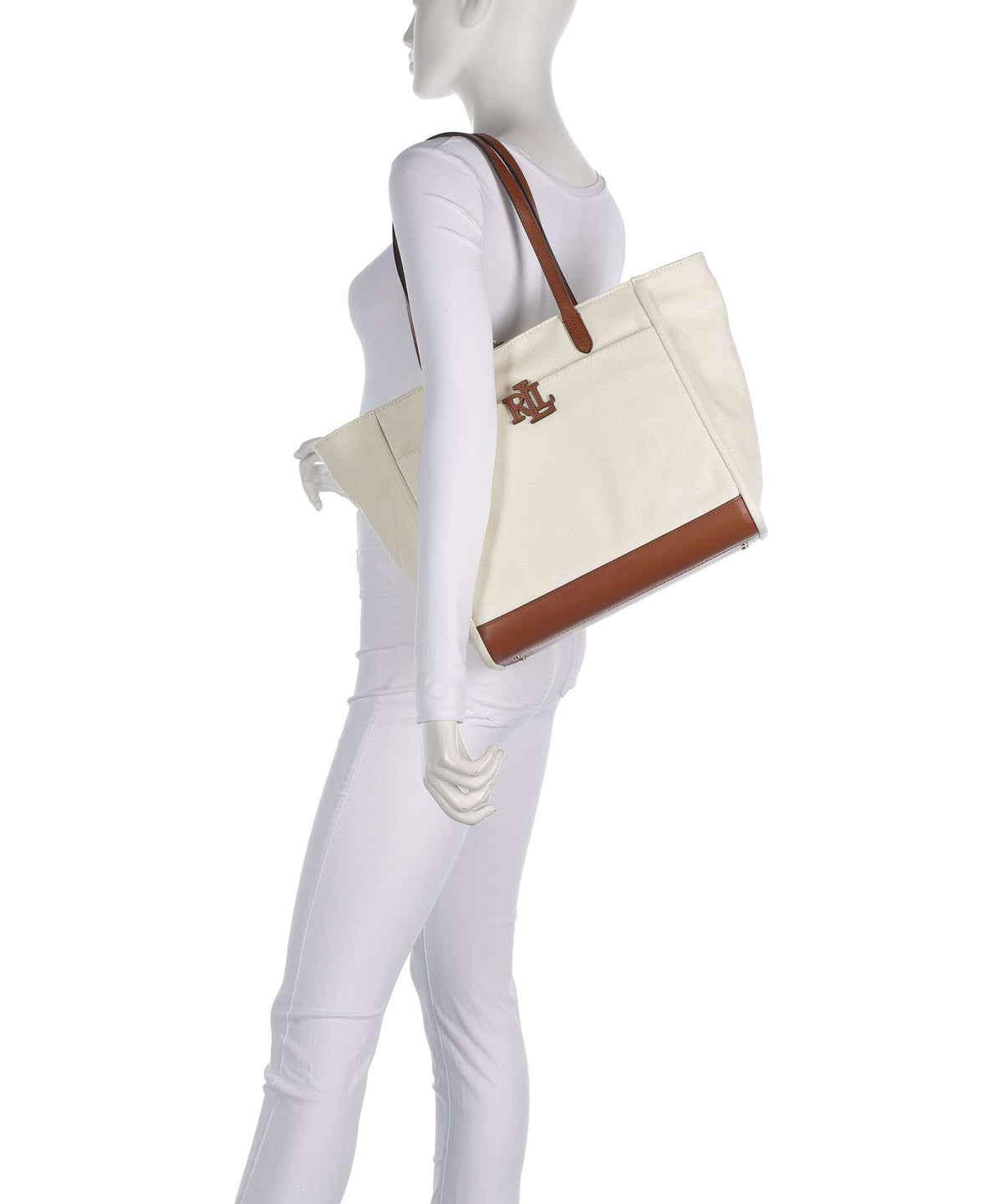 Lauren Ralph Lauren Cameryn Large Tote bag natural/lauren tan