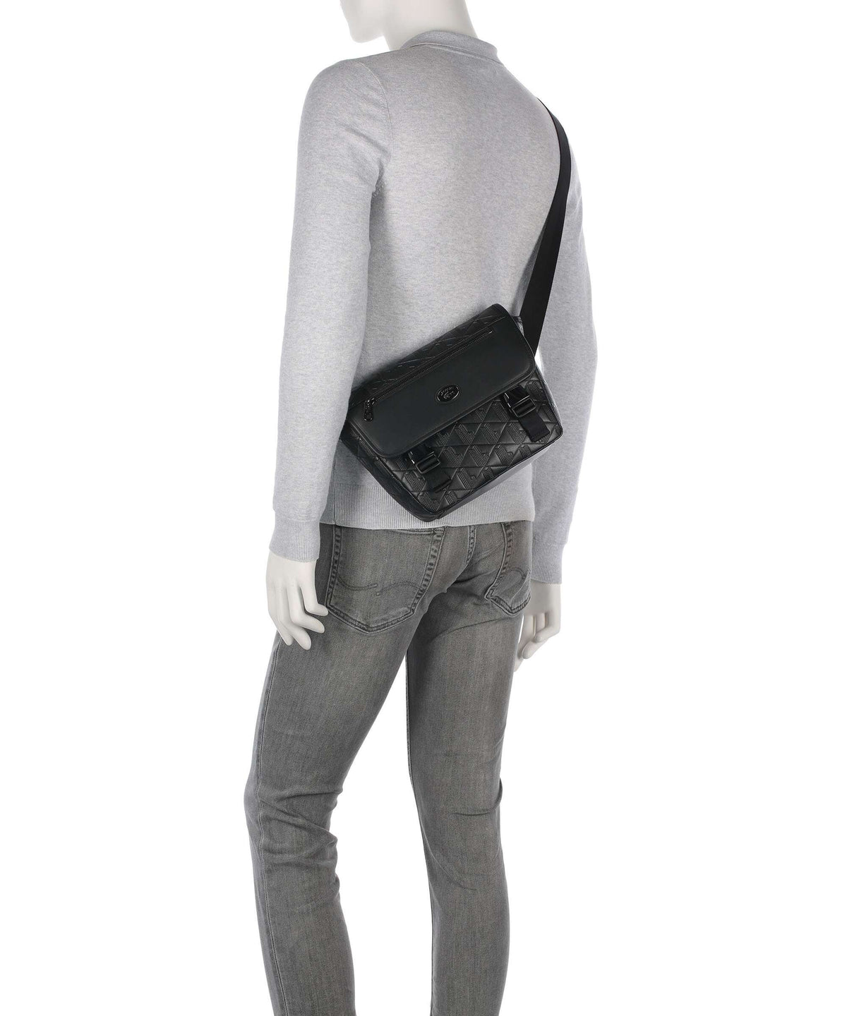 Lacoste Nomogramme Messenger bag noir