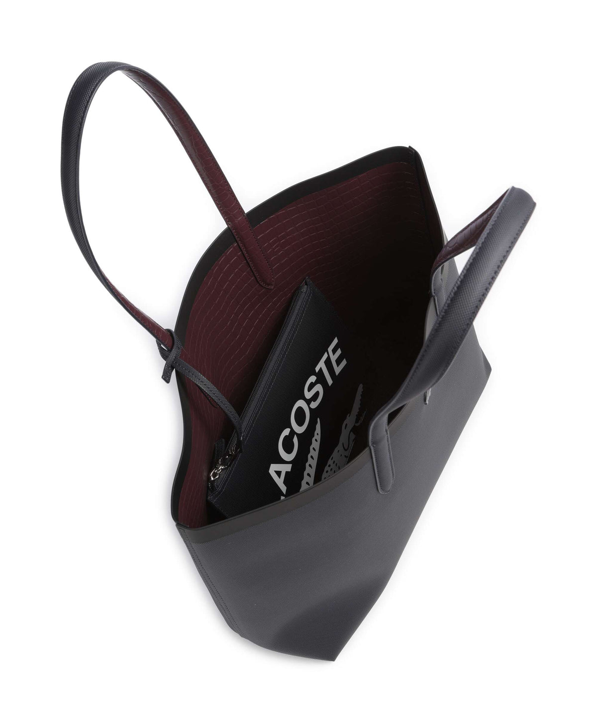 Lacoste Anna Tote bag abimes croc emboss