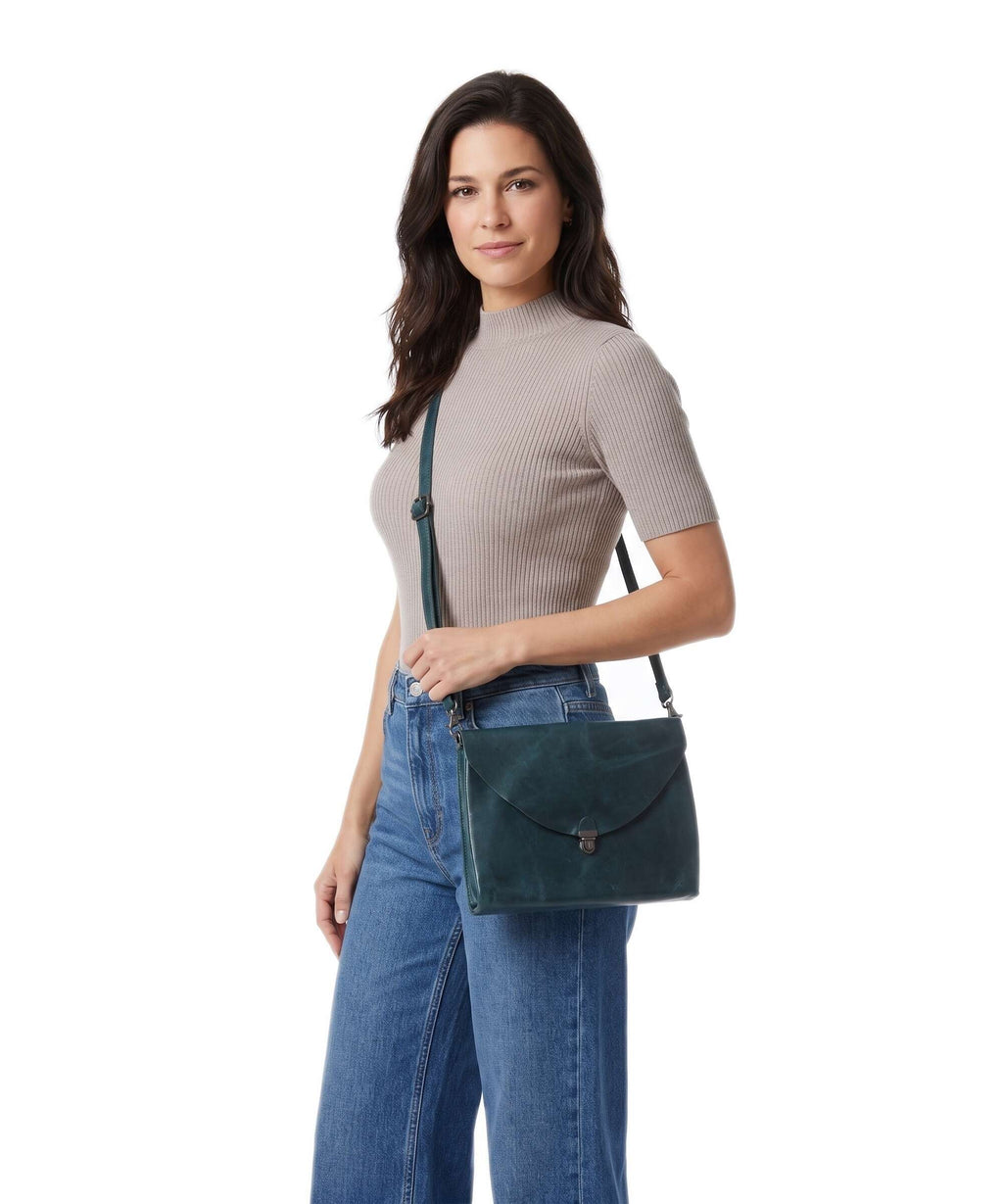 Harold's Fold Crossbody bag petrol
