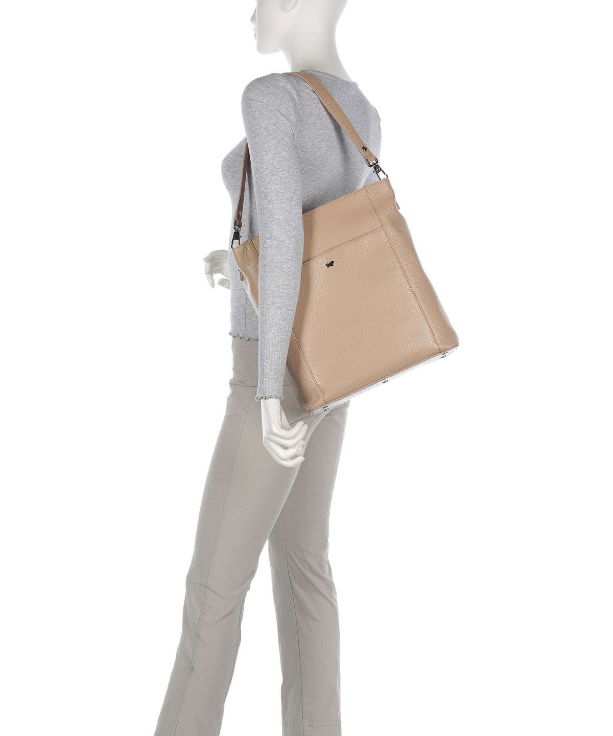 Braun Büffel Hanna Tote bag creme