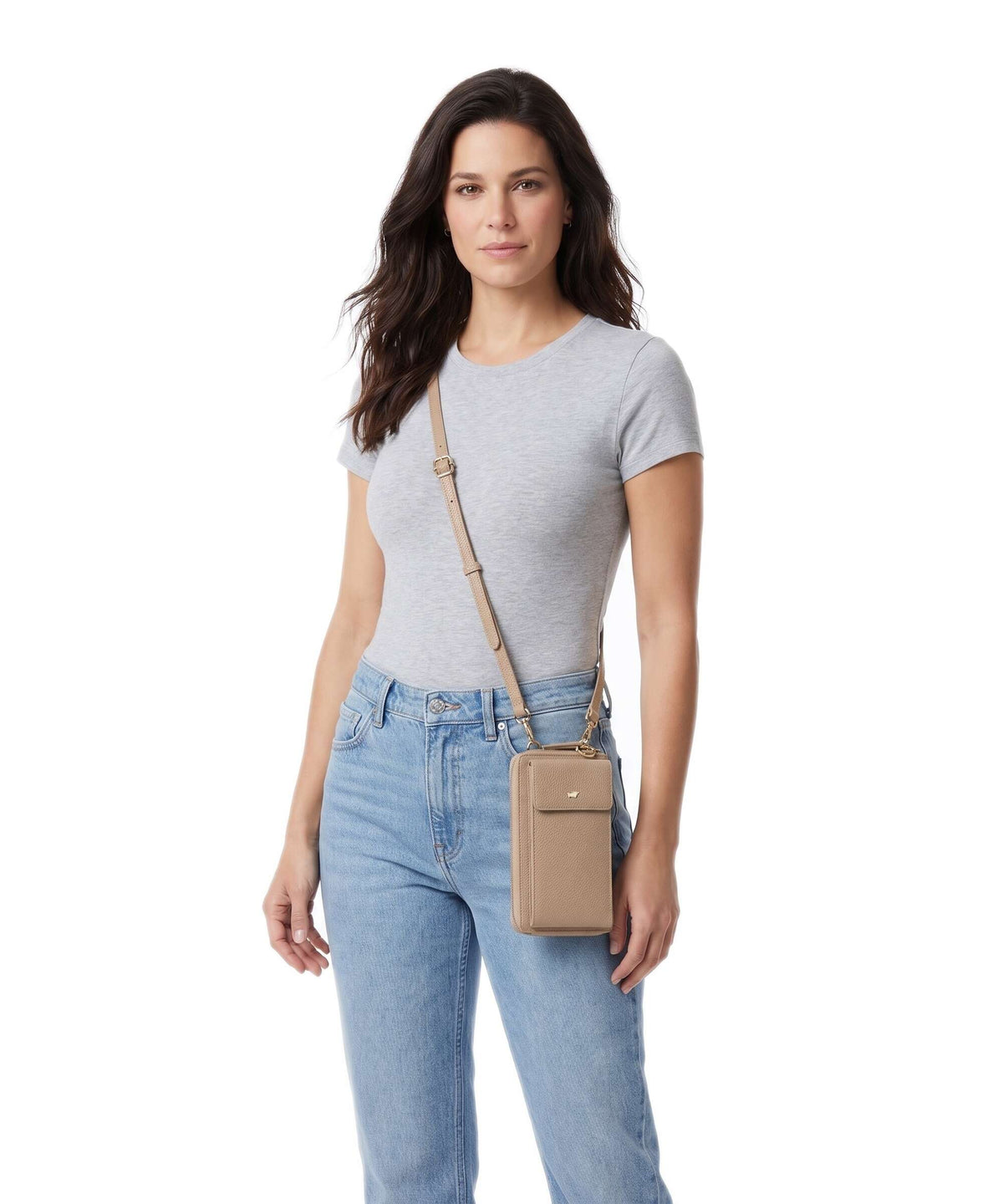 Braun Büffel Asti Phone bag caramel