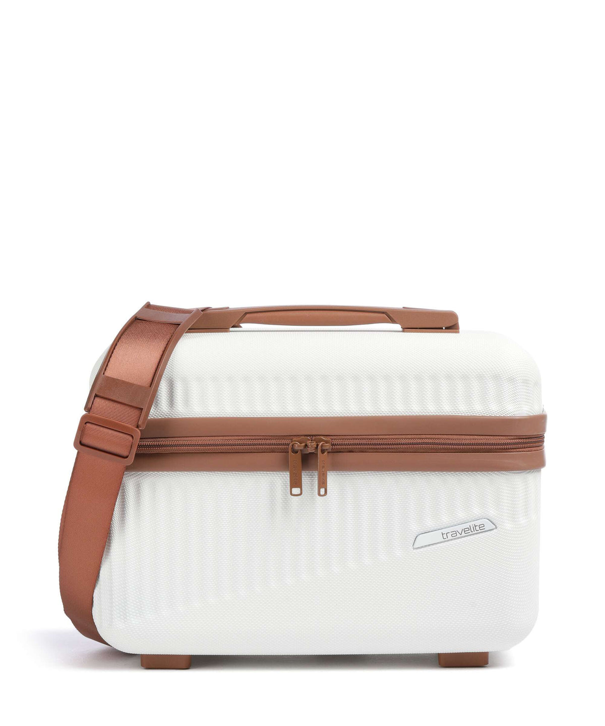 Travelite Bali Beauty case weiss/cognac