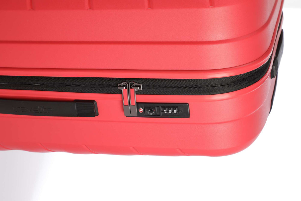 Travelite Burano Suitcase set (4 wheels) raspberry