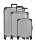 Travelite Millenium Suitcase set (4 wheels) silver
