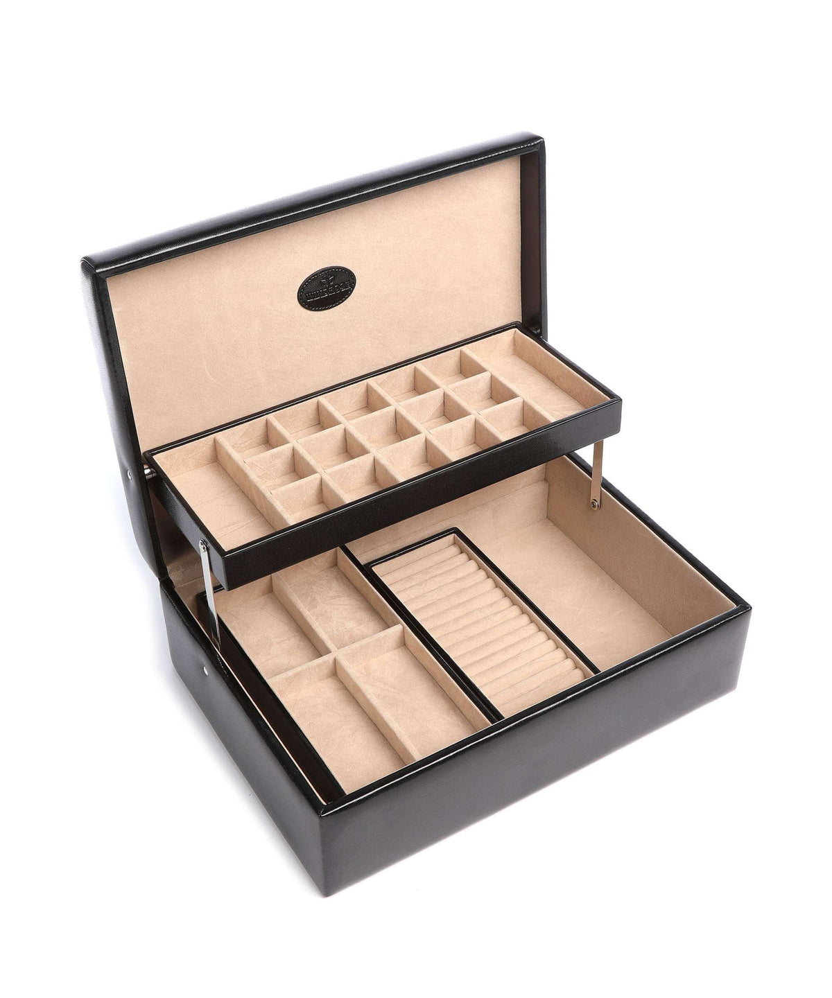 Windrose Merino Jewelry box schwarz