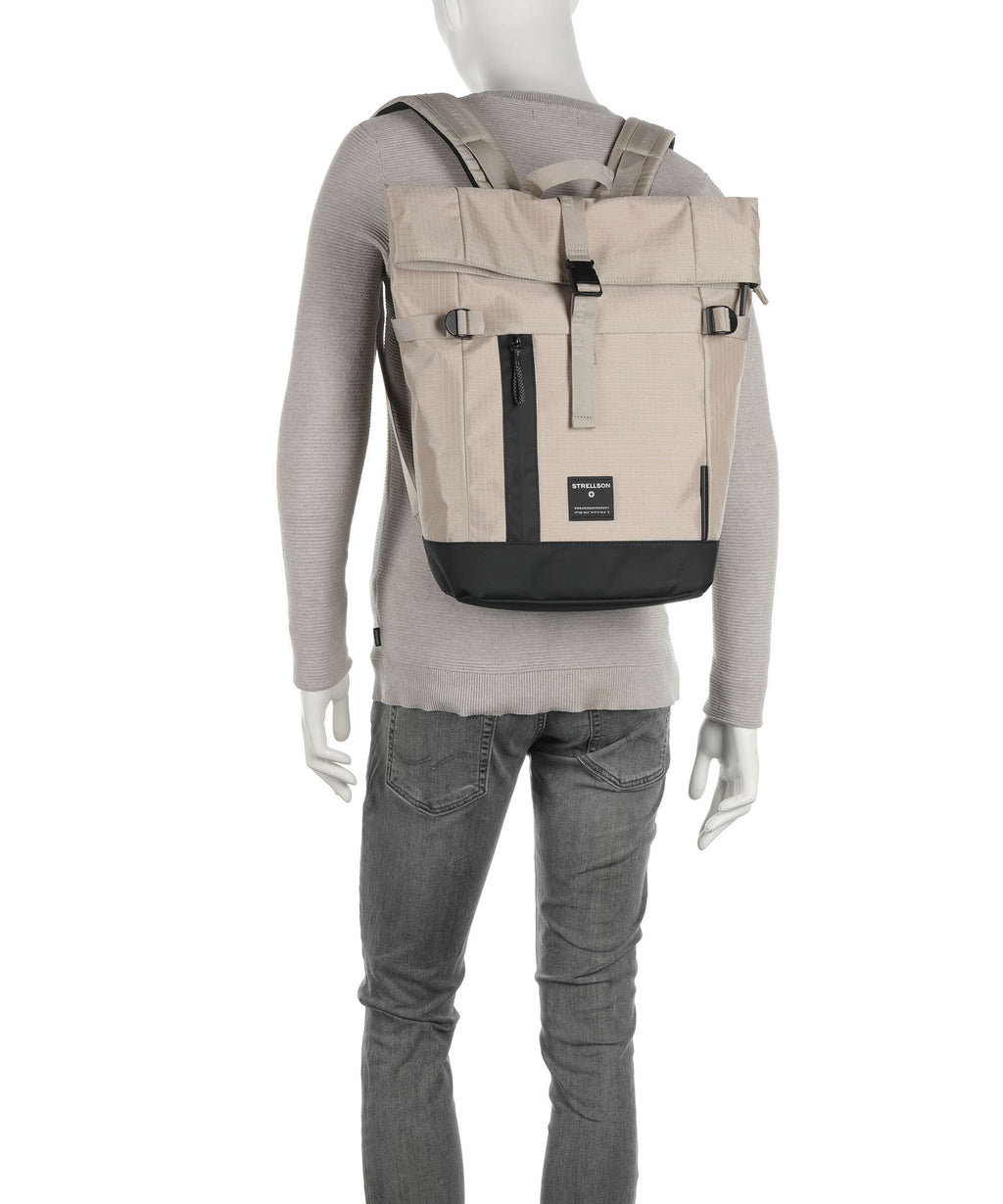 Strellson Northwood Rs Rolltop backpack beige