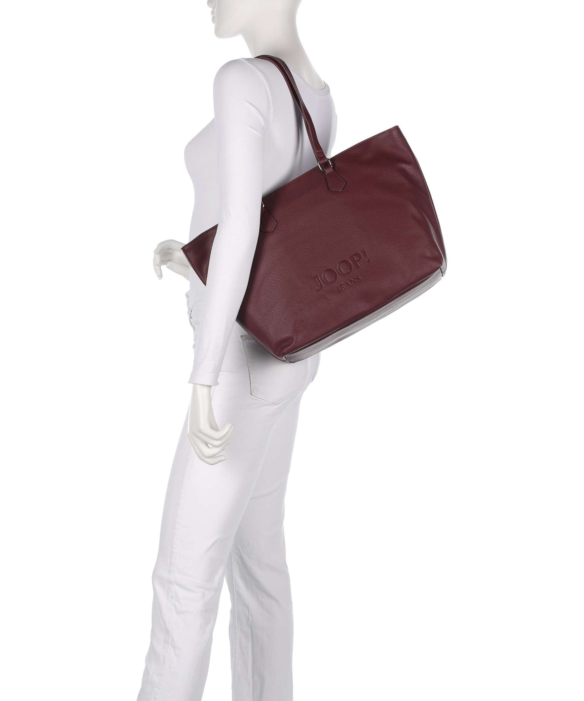 JOOP! Jeans Lettera 1.0 Lara Tote bag burgundy
