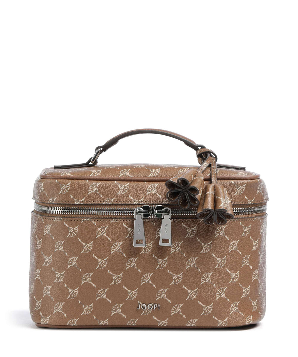 JOOP! Cortina 1.0 Flora Toiletry bag light brown
