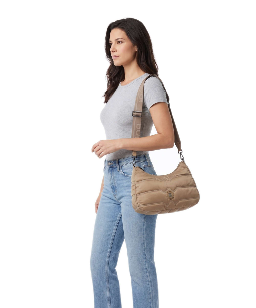 Bogner Wallis Tessuto Odette Crossbody bag brown sugar