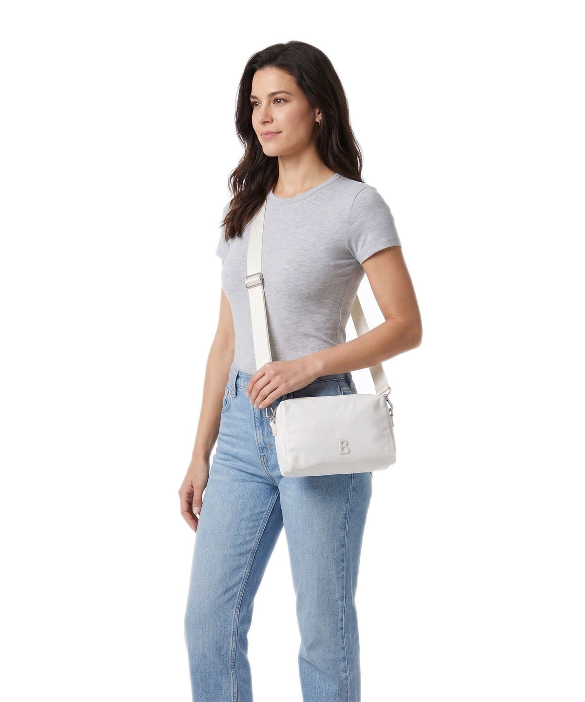 Bogner Verbier Play 1.0 Pukie Crossbody bag off white