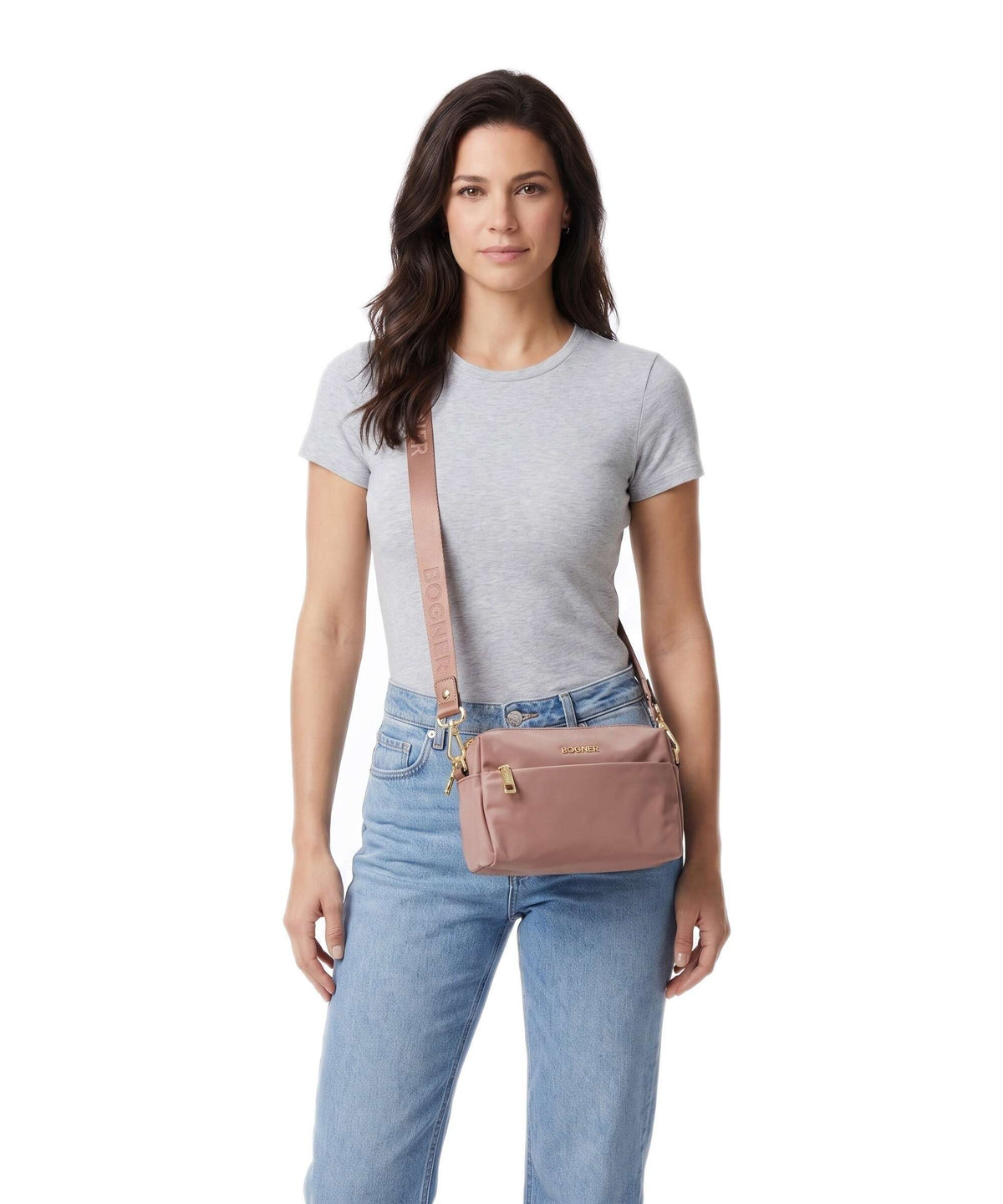 Bogner Klosters Neve Sita Crossbody bag mocha mousse