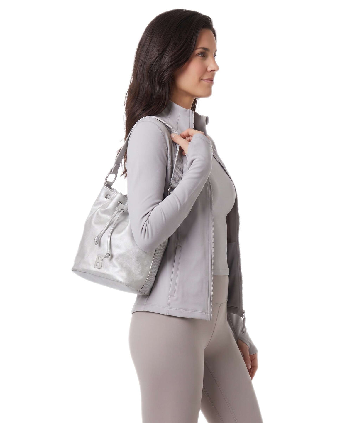 Bogner Verbier By Night Ines Bucket bag silver