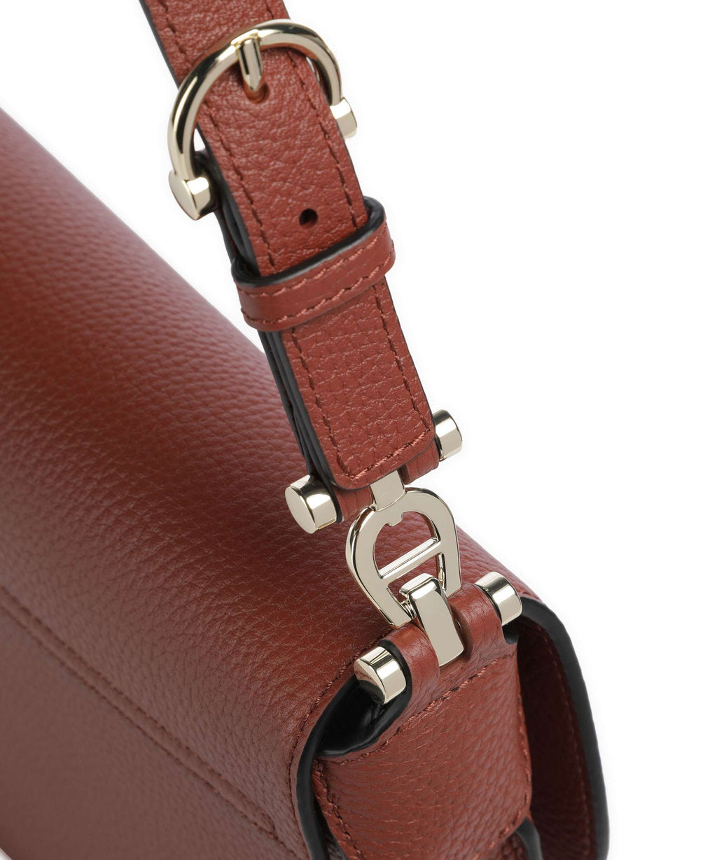 Aigner Delia S Shoulder bag dark cognac