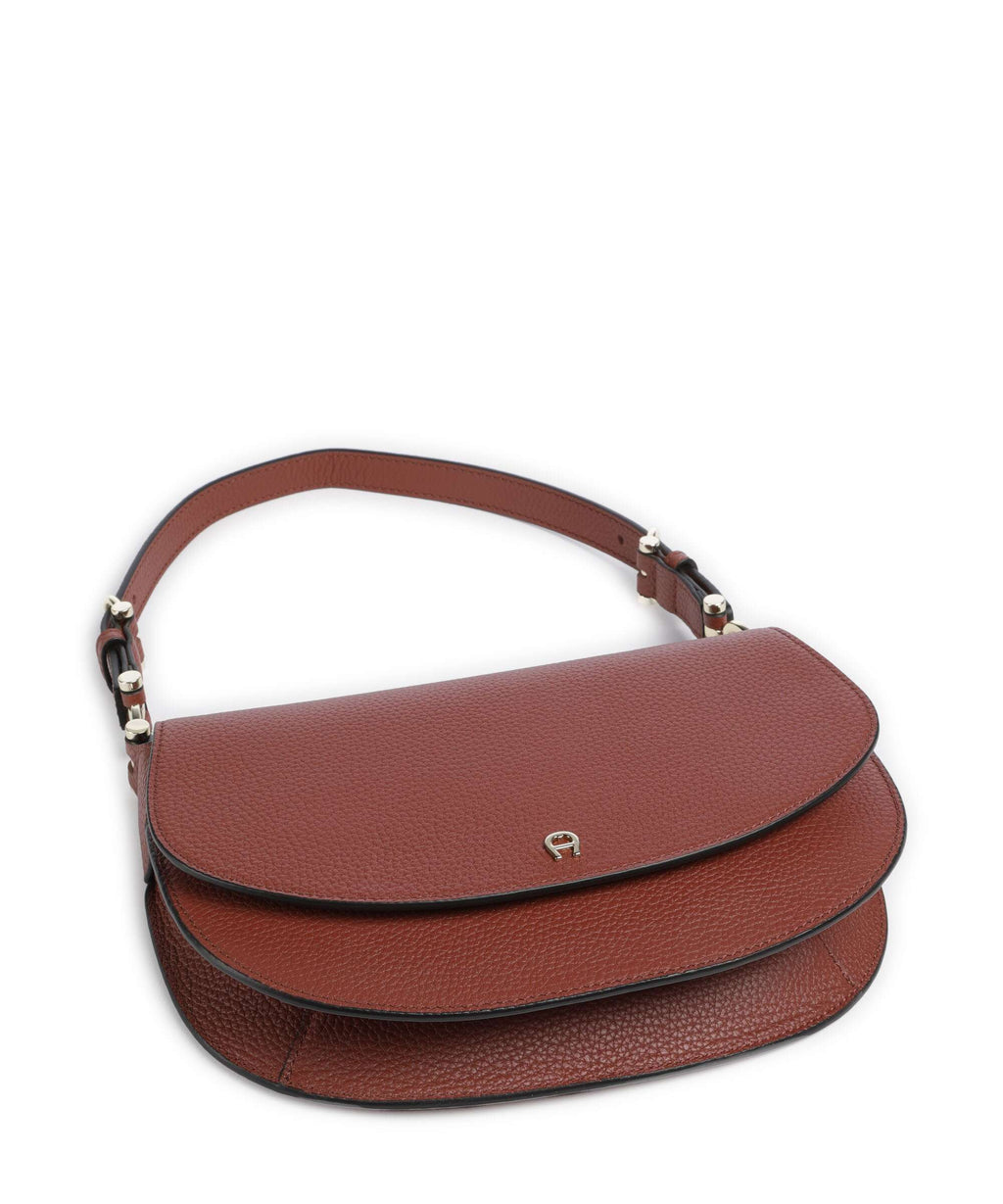 Aigner Delia S Shoulder bag dark cognac