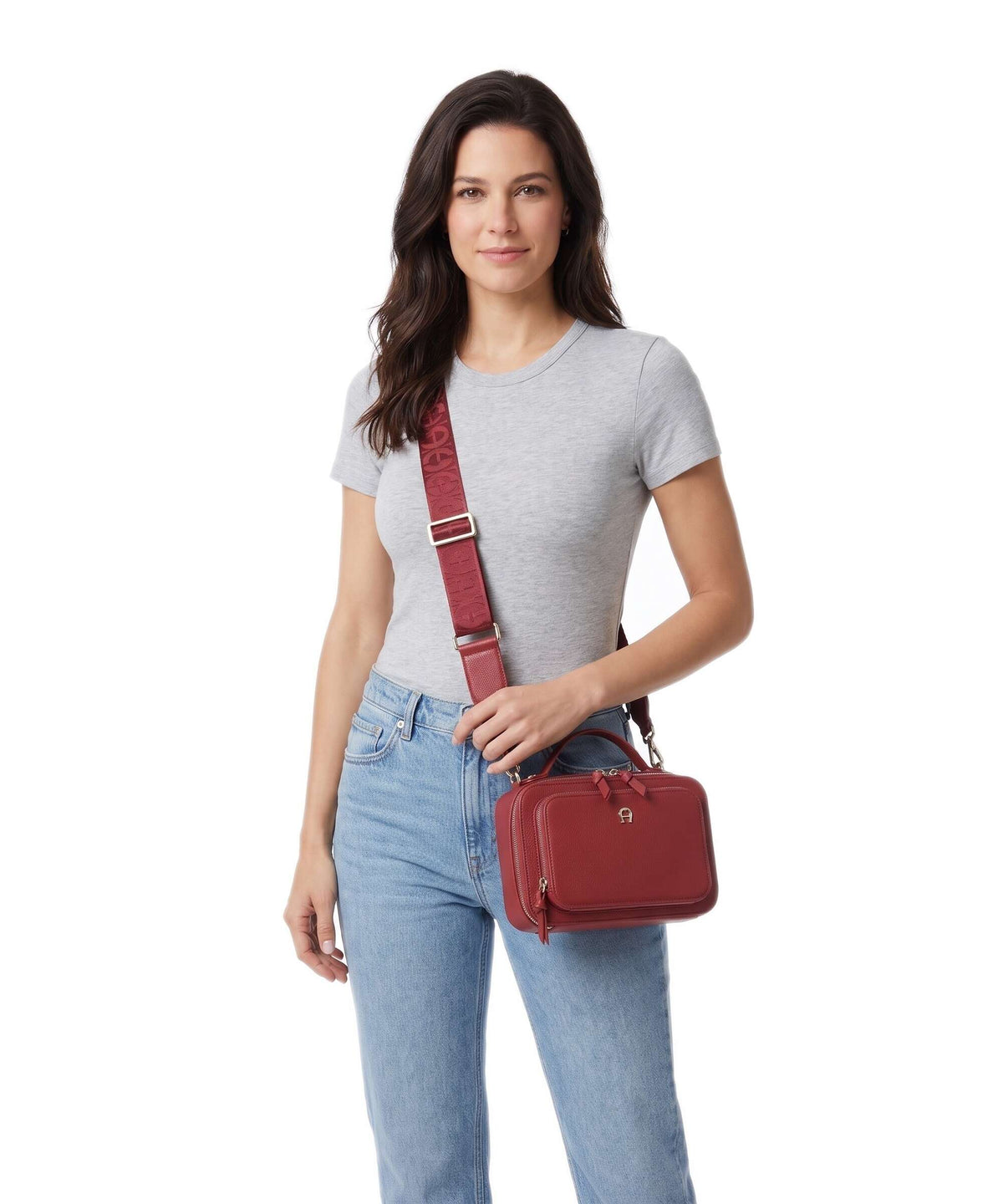 Aigner Zita S Crossbody bag burnt red
