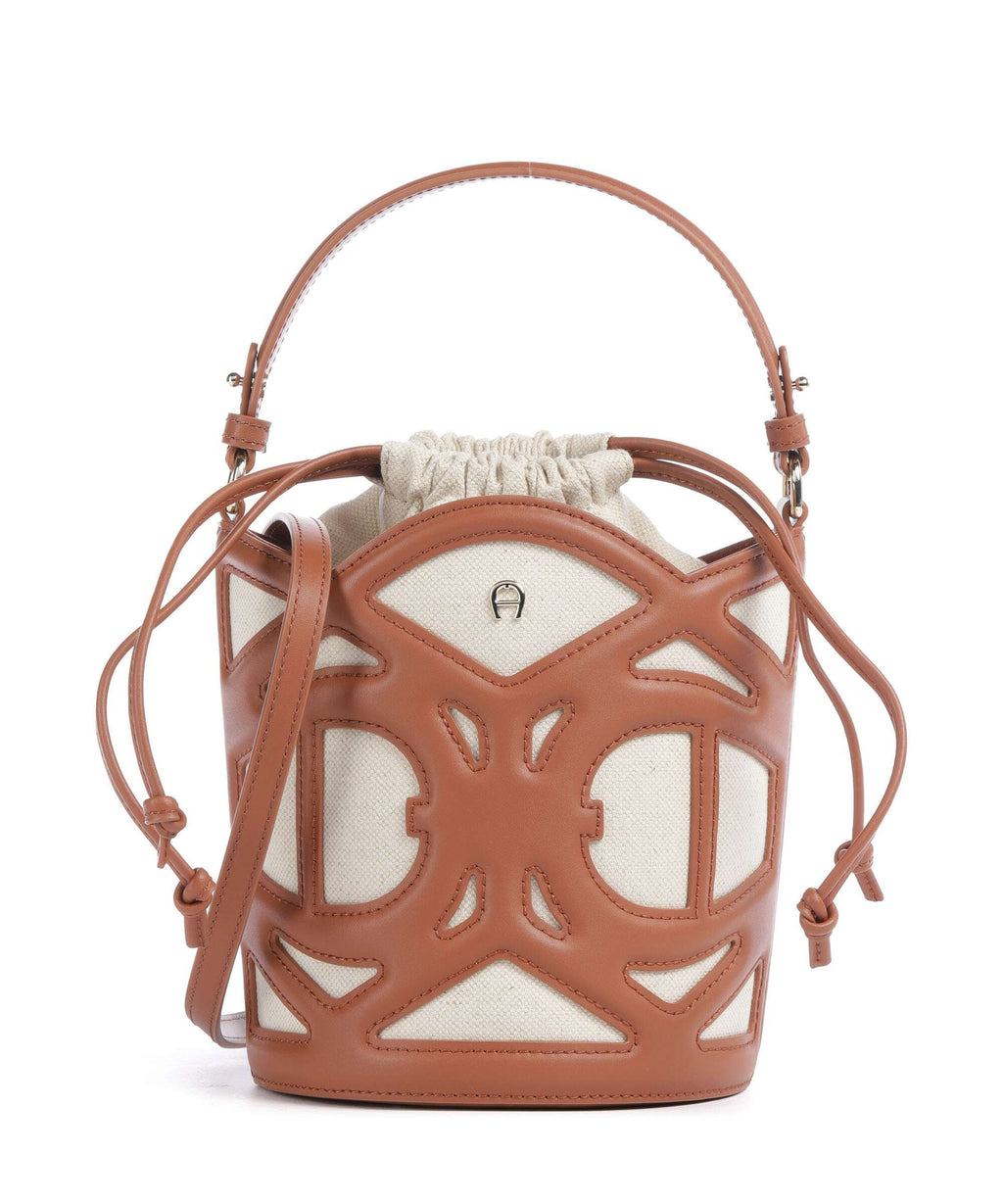 Aigner Azzurra S Bucket bag cognac brown