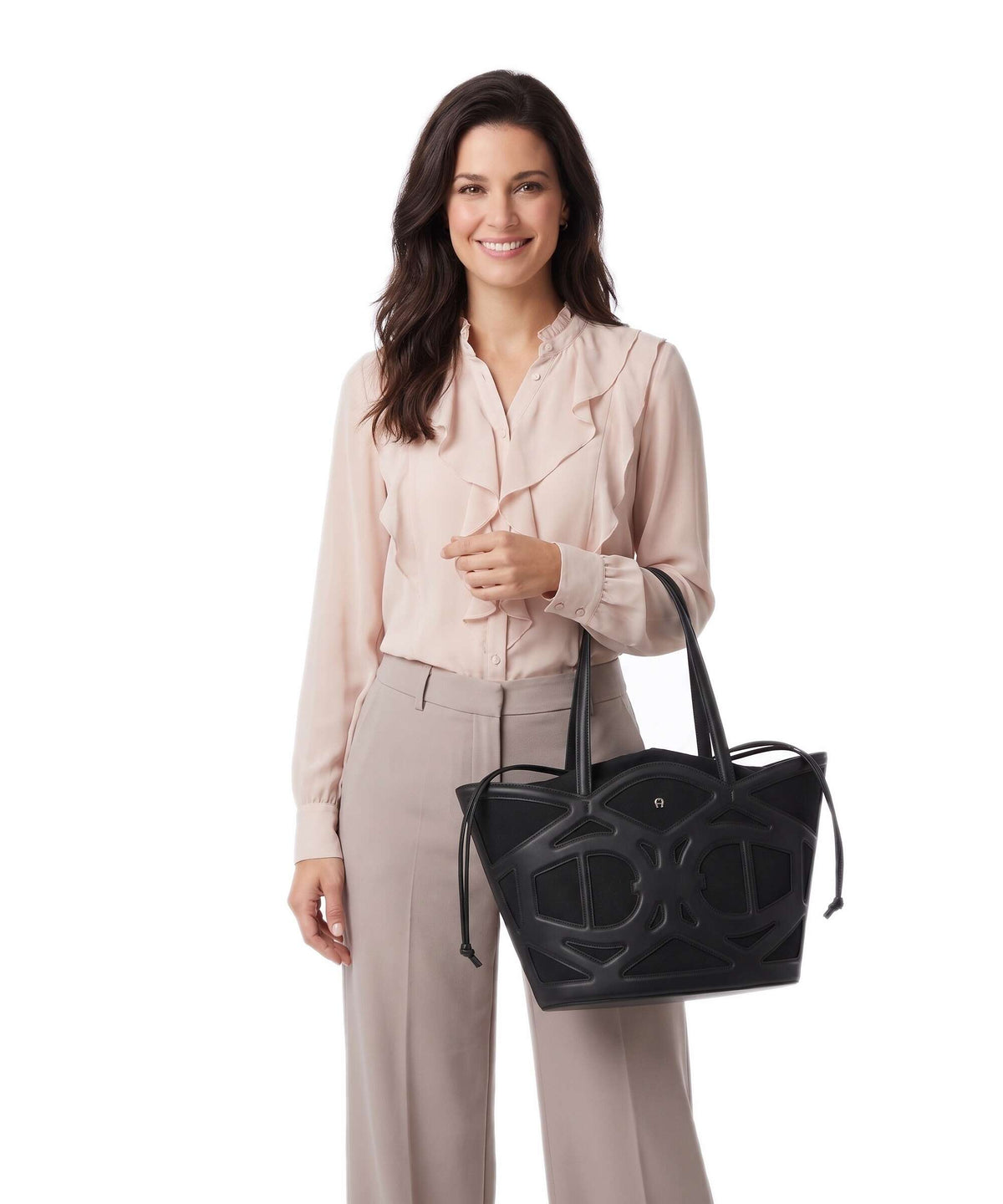 Aigner Azzurra M Tote bag black