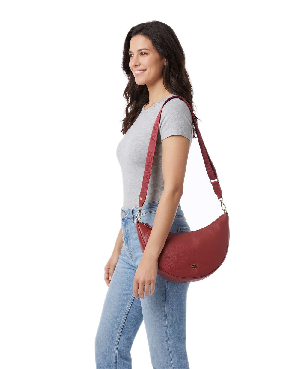 Aigner Zita M Crossbody bag burnt red