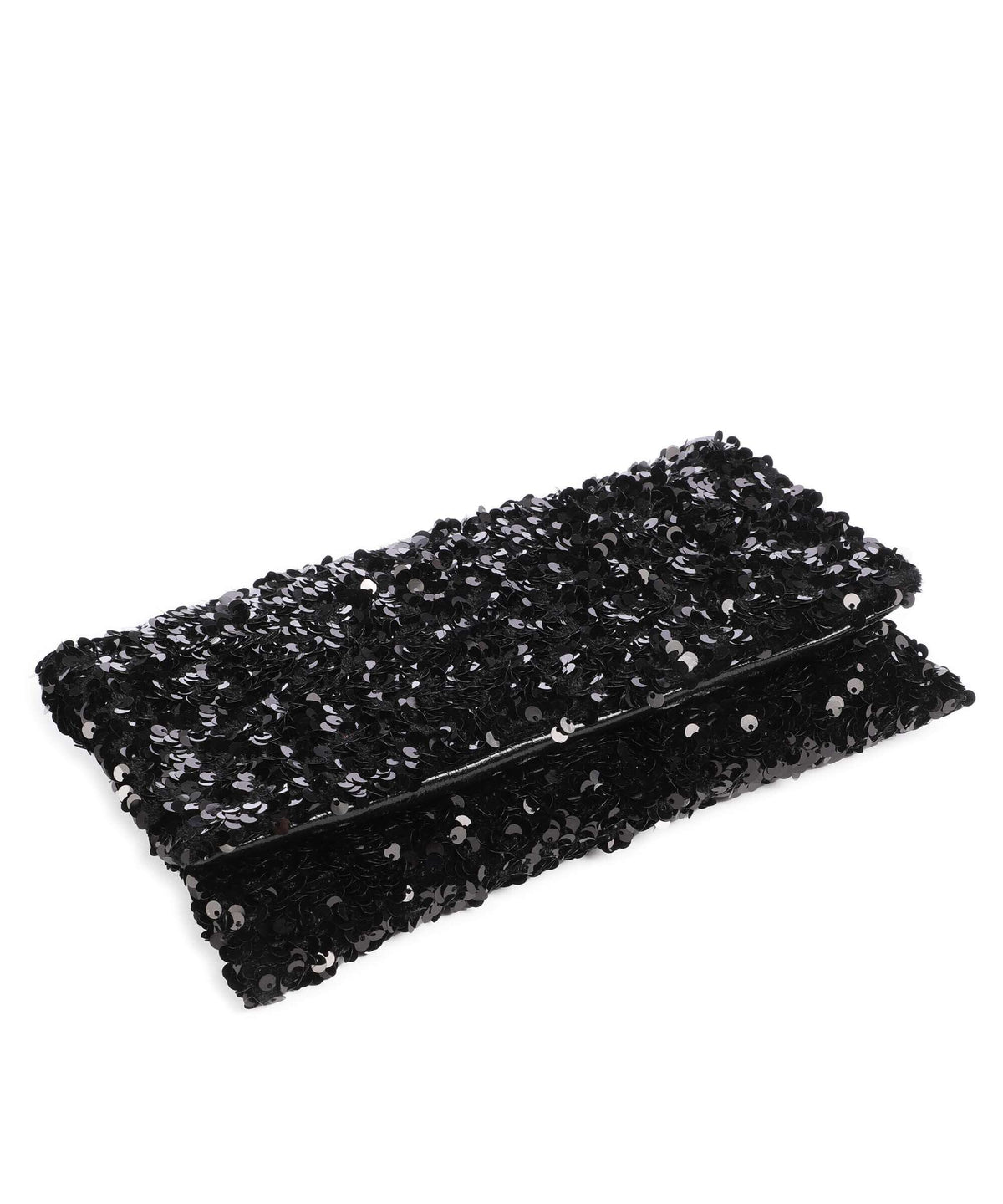 Abro Sequins Clutch bag black/nickel
