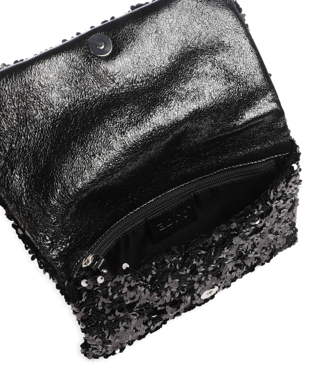 Abro Sequins Clutch bag black/nickel