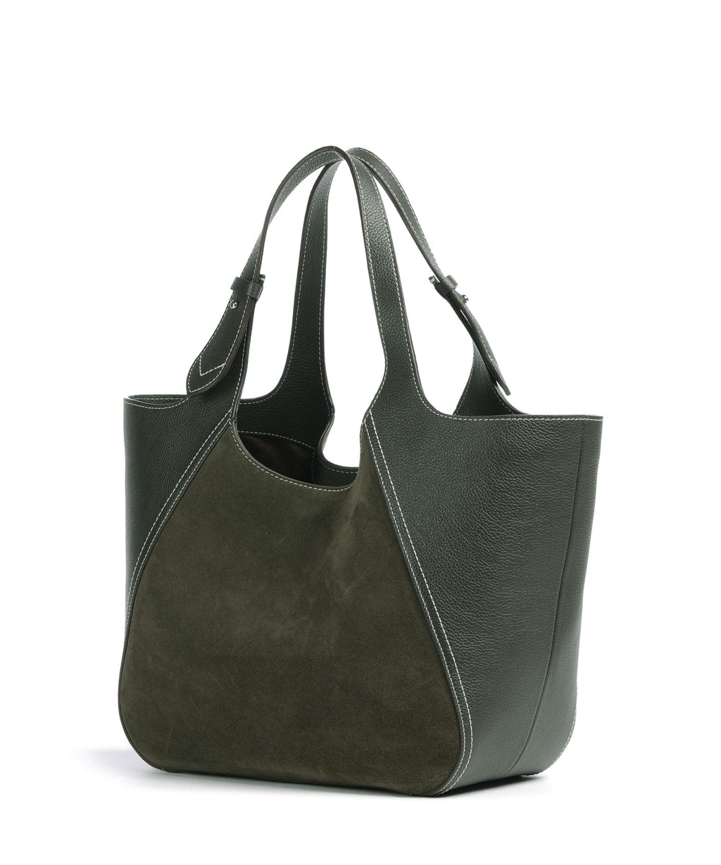 BOSS Lenah Big Tote bag dark green