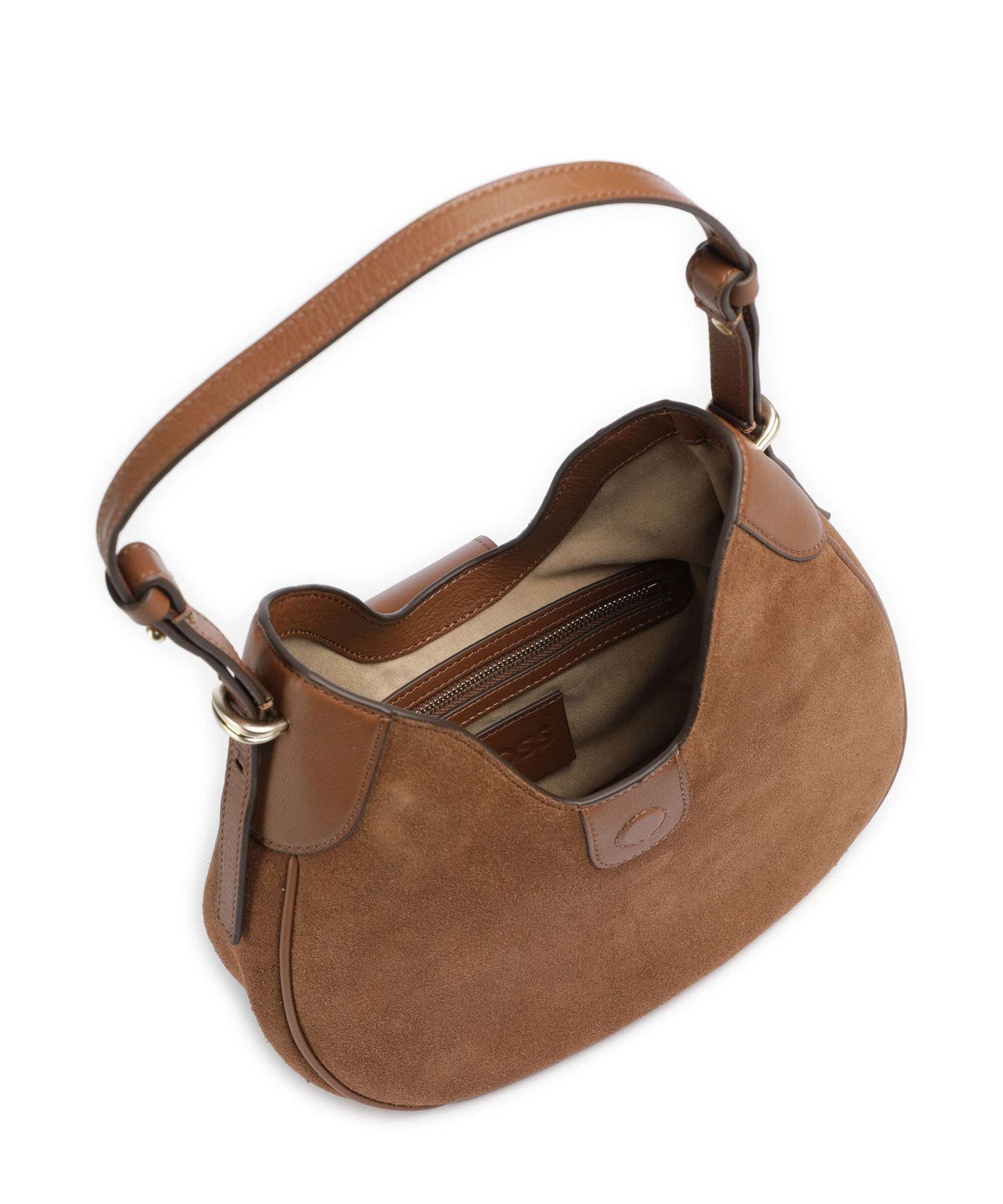 BOSS Beyond Hobo bag medium brown
