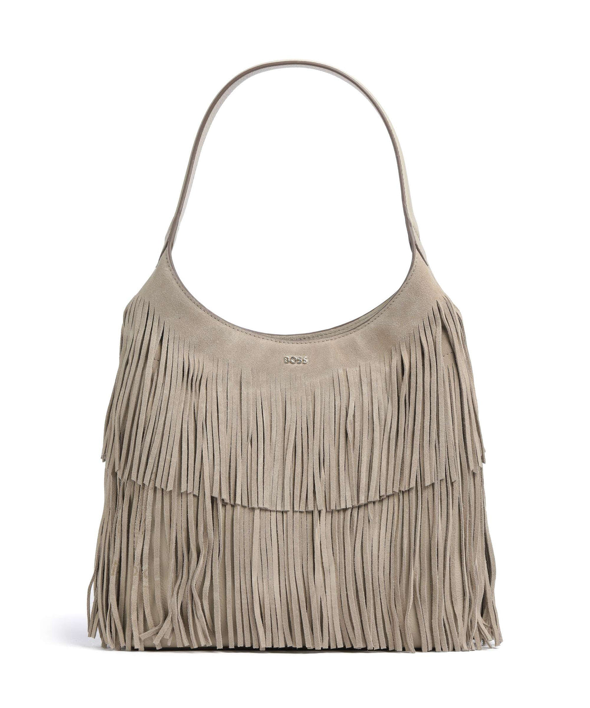 BOSS Lenah Hobo bag light beige
