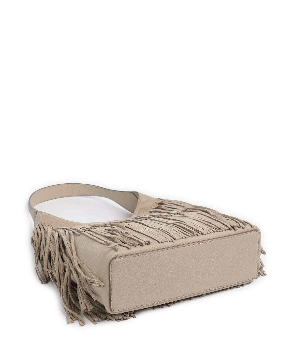 BOSS Lenah Hobo bag light beige