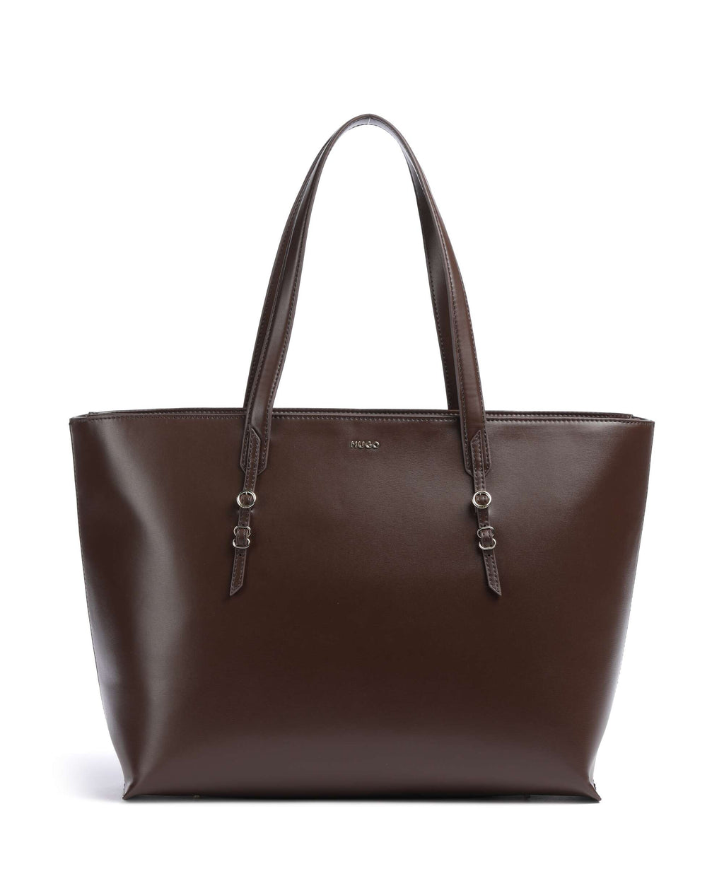 Hugo Syndra Tote bag medium brown