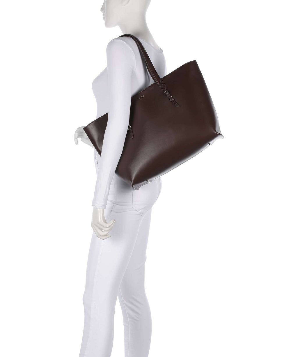 Hugo Syndra Tote bag medium brown