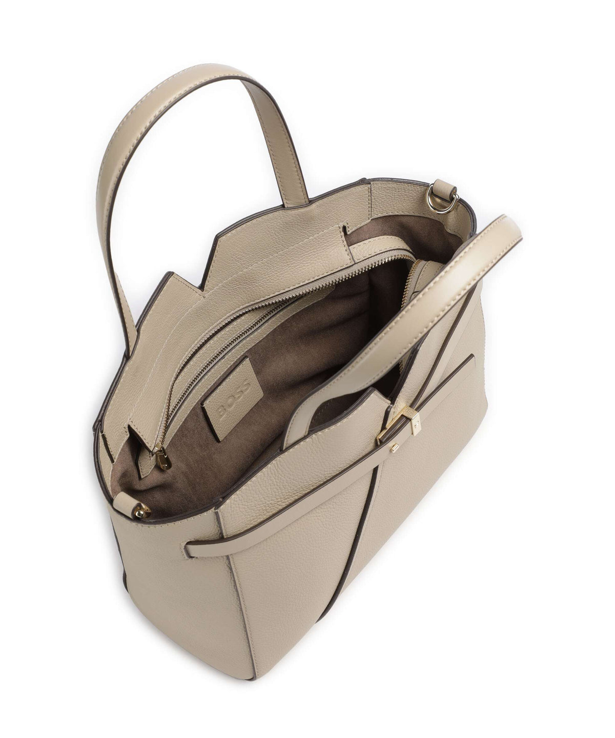 BOSS Revers Small Handbag light beige