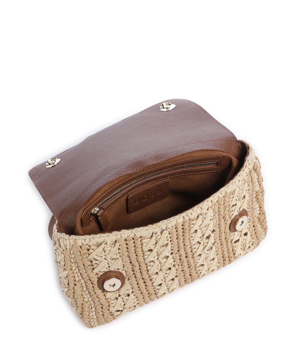 BOSS Beyond Crossbody bag open white