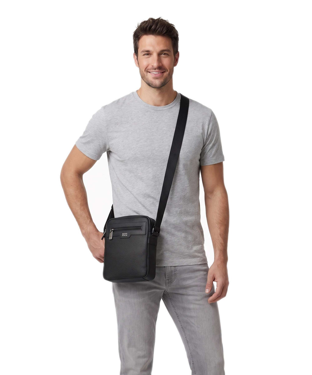 BOSS Lewys Crossbody bag black