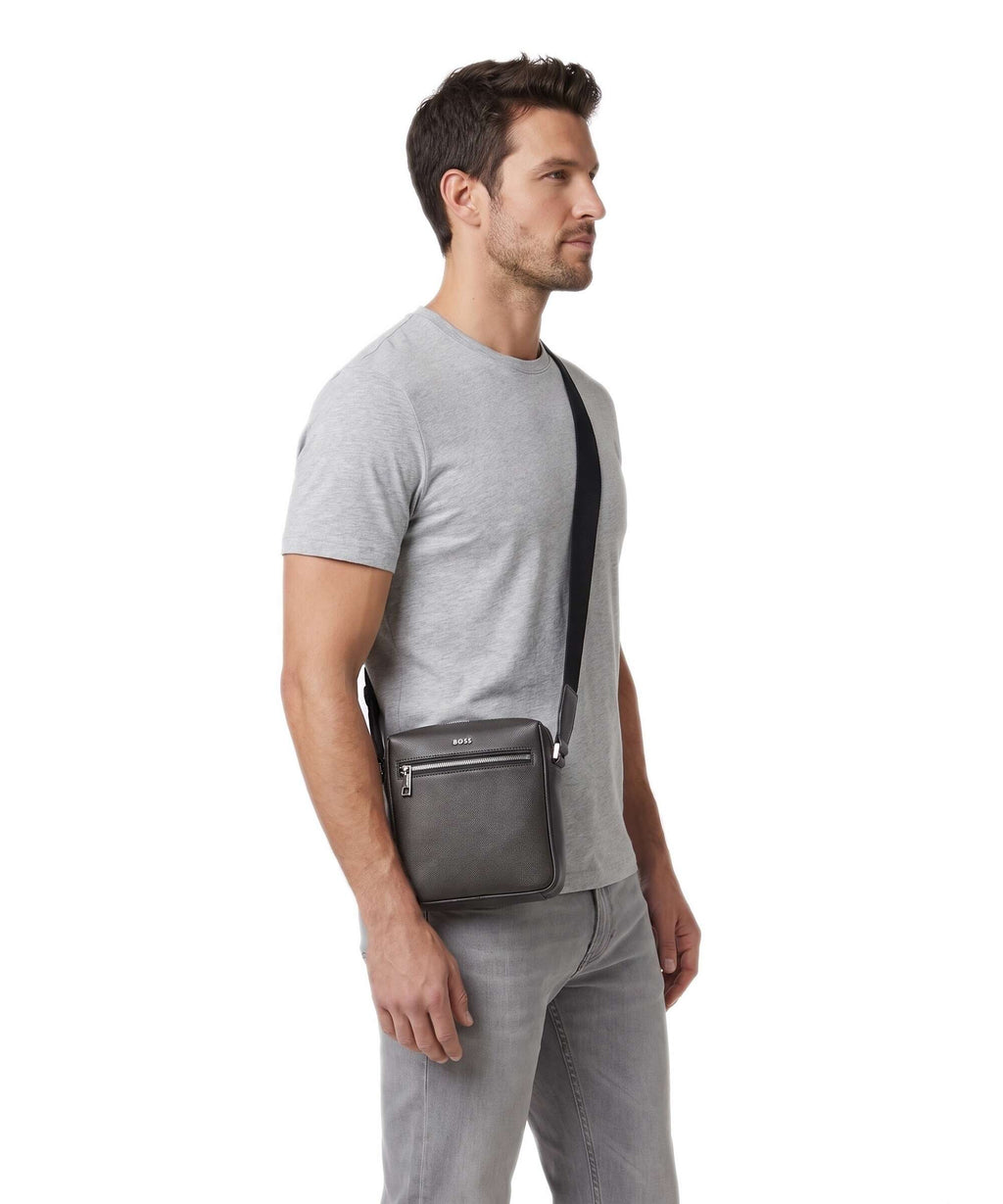 BOSS Daxter Crossbody bag dark brown