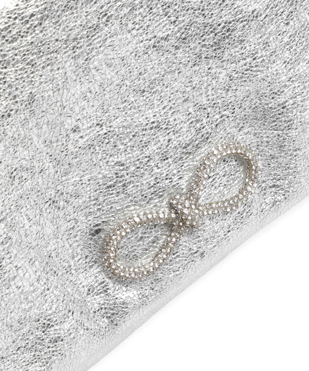 Abro Mimosa Strass Clutch bag silver