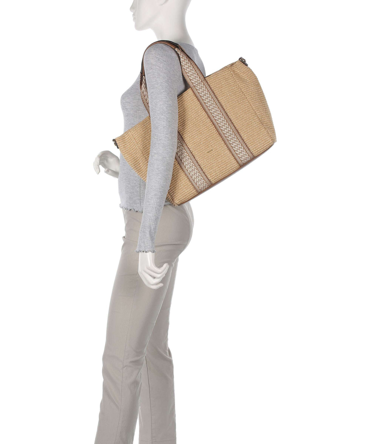 Abro Raffia Kaia Tote bag natural