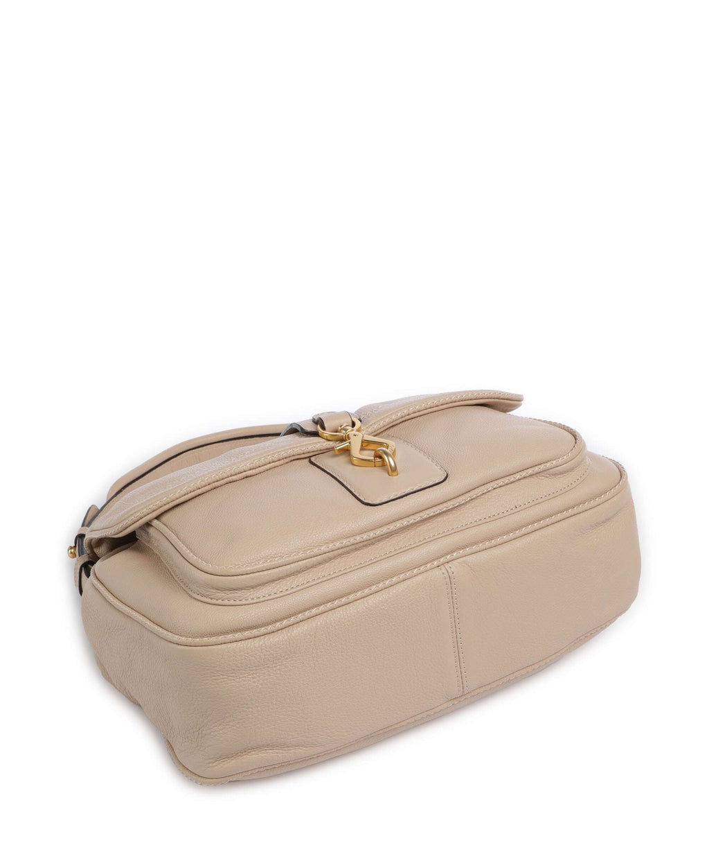 Abro Dalia Star Saddle Hobo bag natural