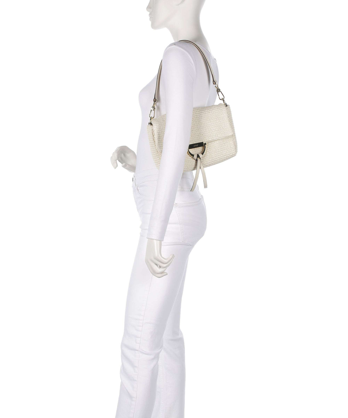 Abro Raffia Temi Shoulder bag beige