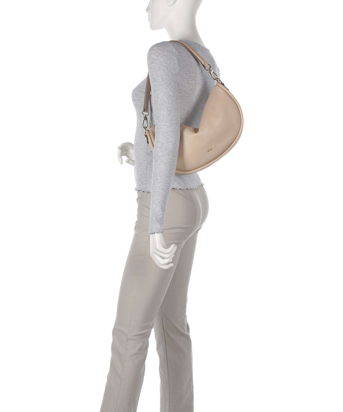 Abro Dalia Willow Hobo bag natural